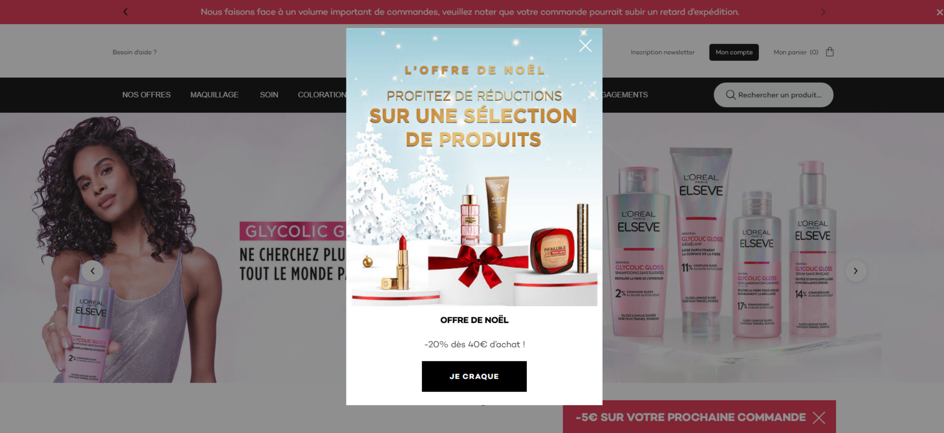 pop-up l'oréal