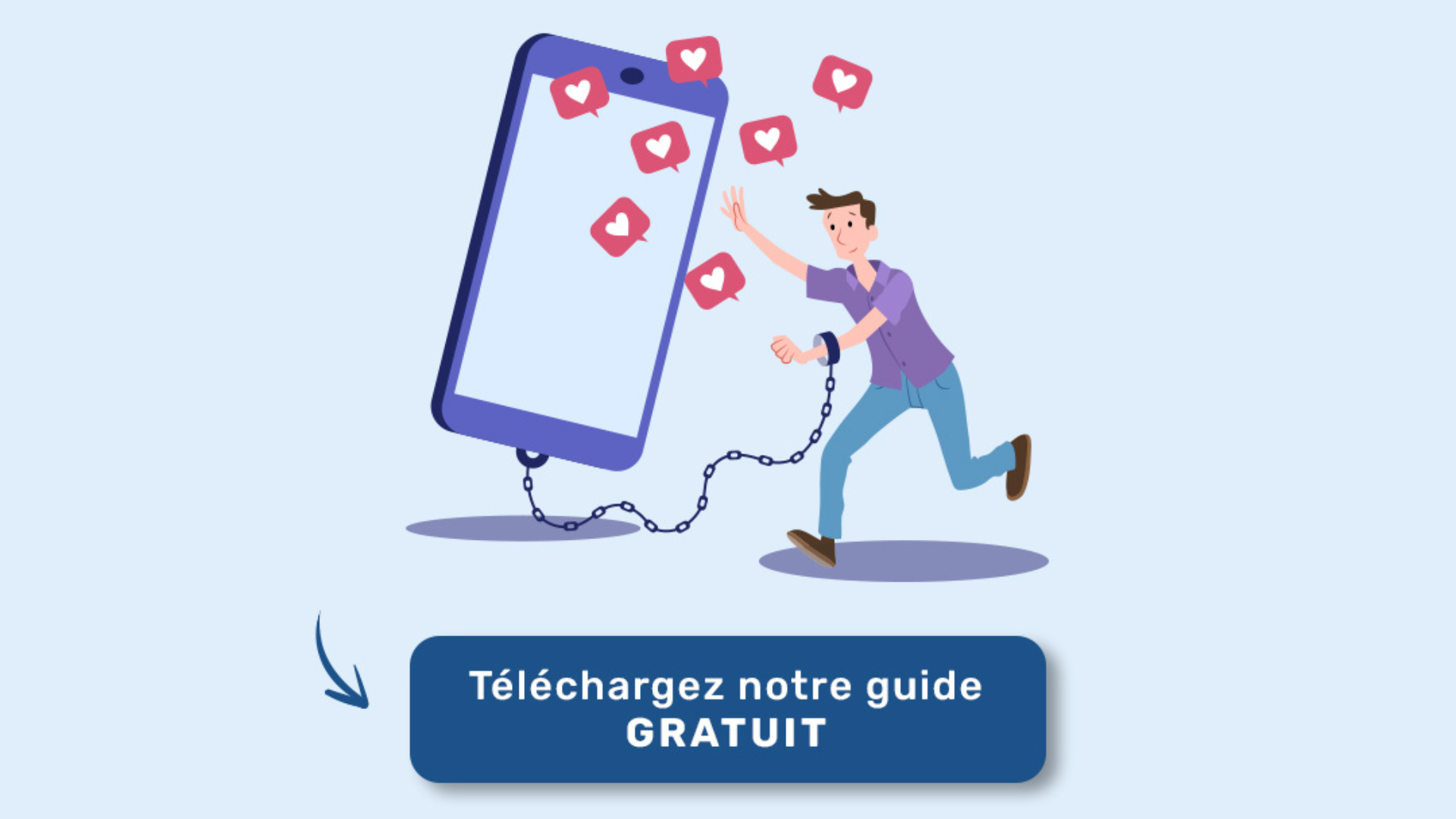 pop-up téléchargement de guide