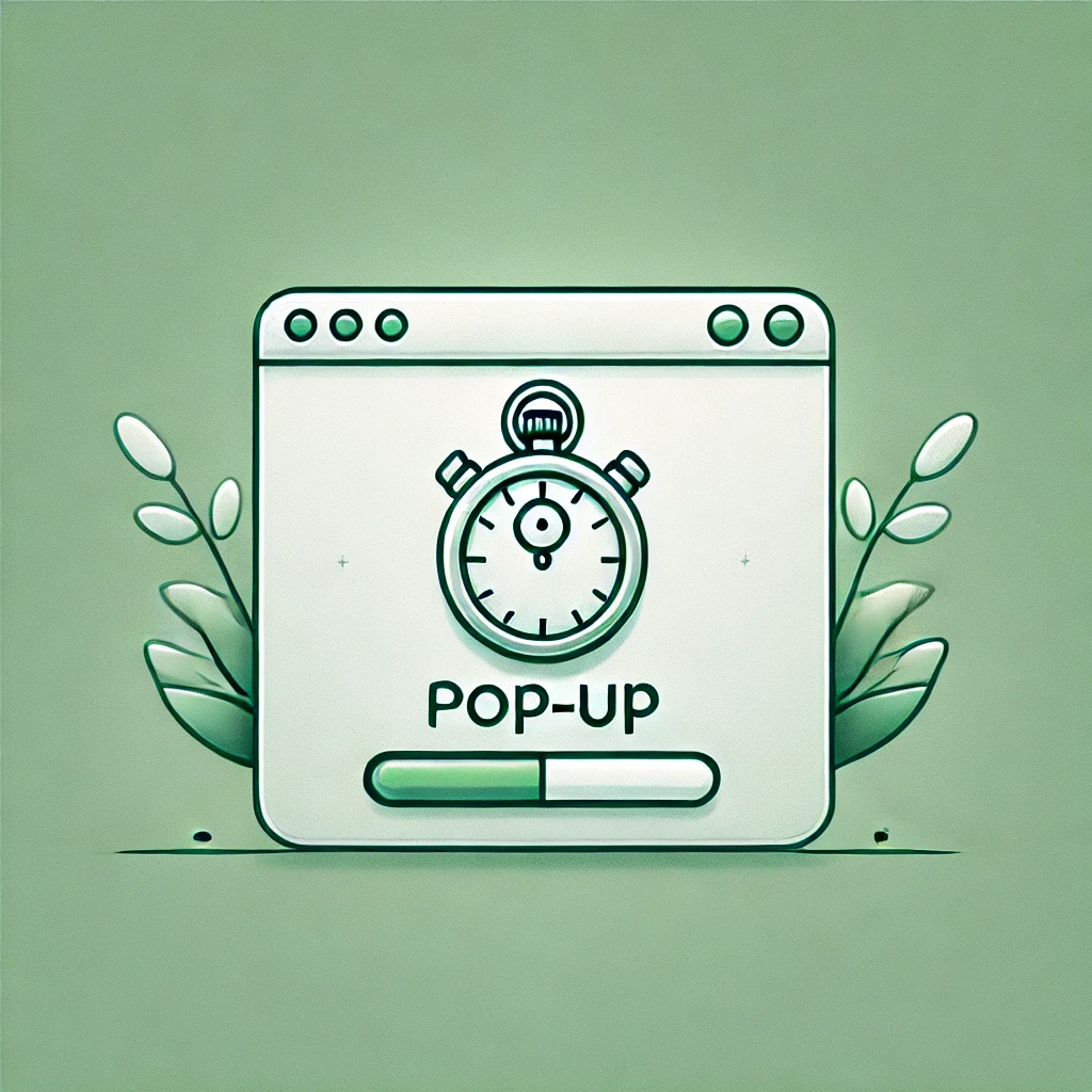 Pop-up timing