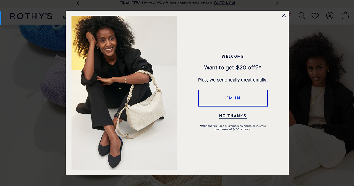 väl utformade pop-ups