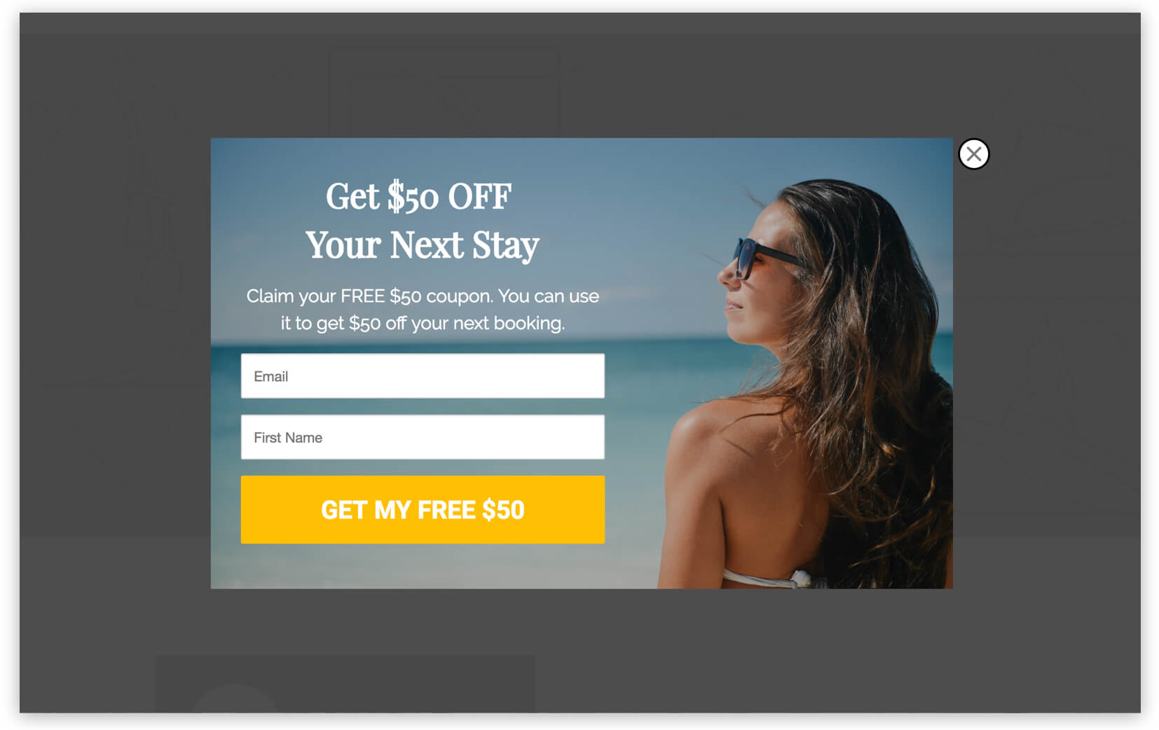 pop-ups om micro-conversies te stimuleren