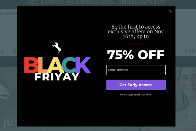 utiliser les pop-ups pour les promotions spéciales ou événements