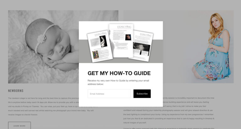 Pop-ups et lead magnets