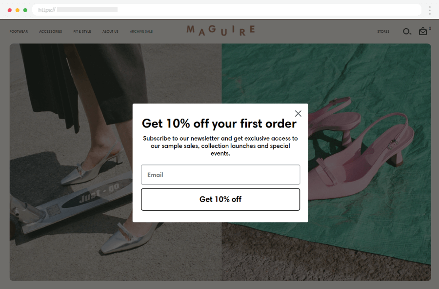 exemple de pop-up