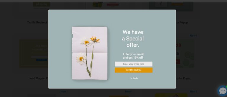 les éléments clés d’un pop-up