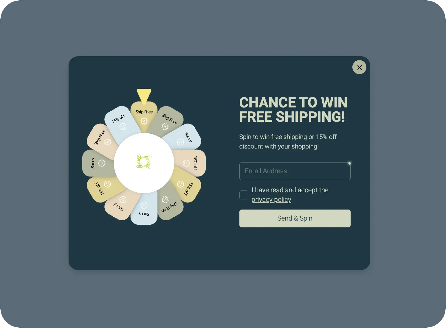 popups gamifiées