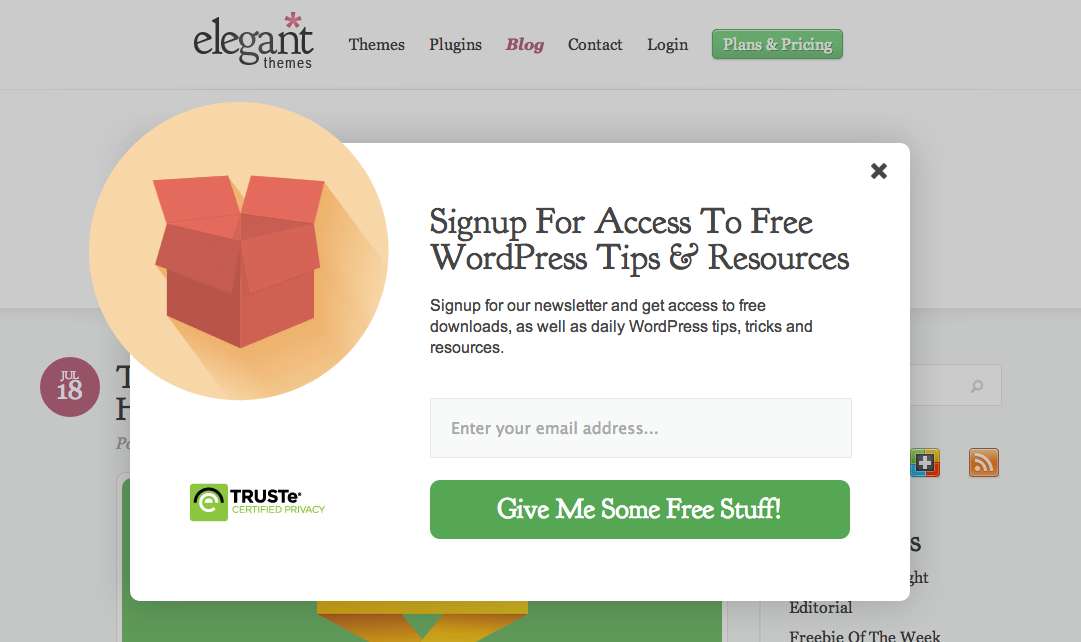 popups eficaces